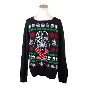 Star Wars Darth Vader Ugly Christmas Sweater XL Holiday Unisex Lucasfilm
